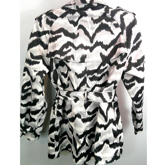 Kenneth Cole Animal Print Belted Jacket Women's Medium - Picture 5 of 8